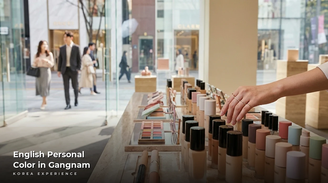 English personal color analysis in Gangnam: 2026 guide